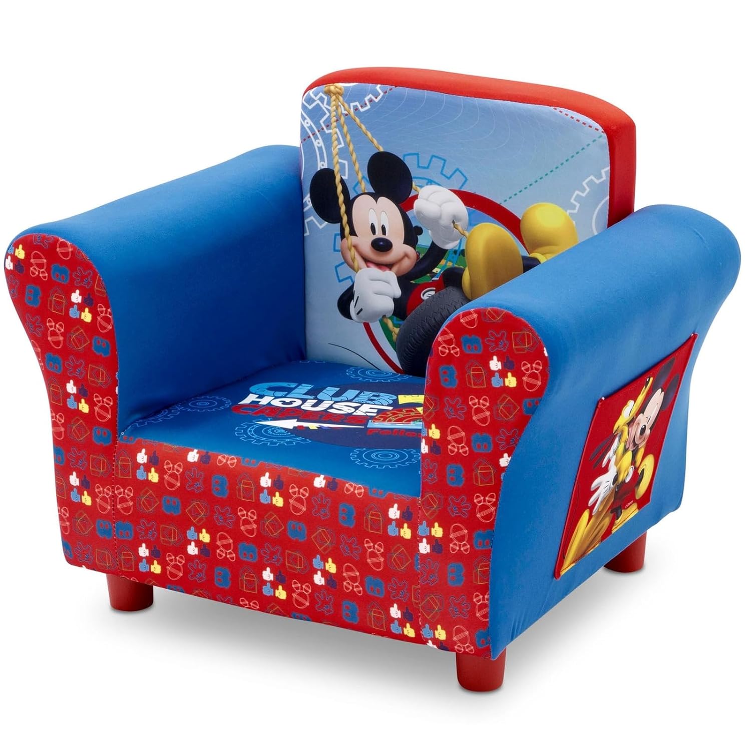 Delta Children Upholstered Chair, Disney Mickey Mouse