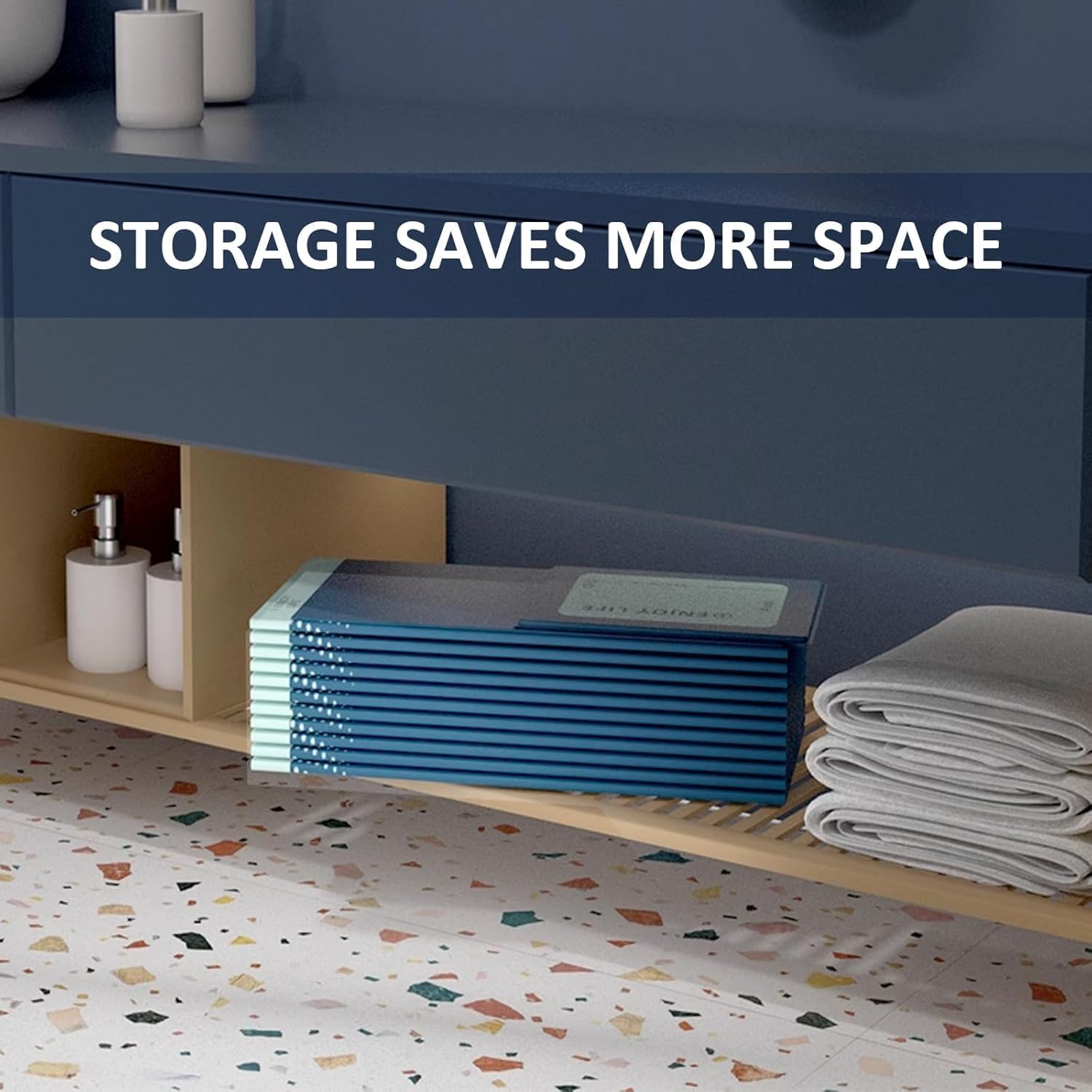 Foldable Pool, Non-Inflatable Swimming Pool for Kids, Adults and Pets, Large Portable Kids Pool for Outdoor Backyard Garden, 116" × 65" × 22"