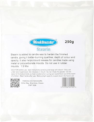 Mould Master - Estearina para hacer velas, color blanco, 8.82 oz