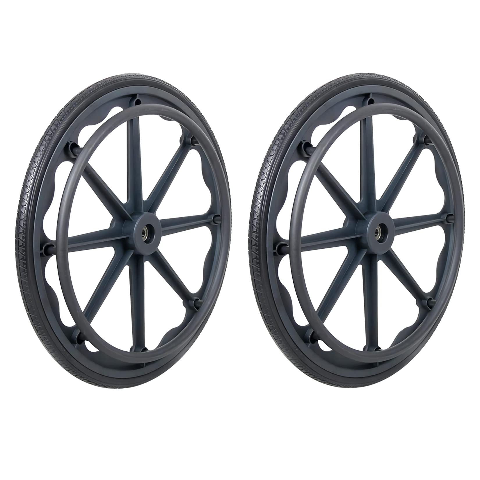 Amazon.co.jp: ANSNOW 車椅子ホイール2パック20インチ22インチ24