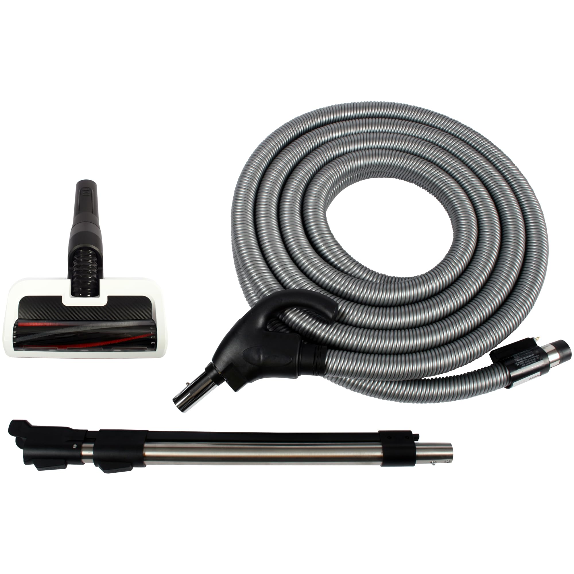 Cen-Tec Systems 97569 All-Floors Central Vacuum Powerhead, 35 Ft. DC Hose, Gray