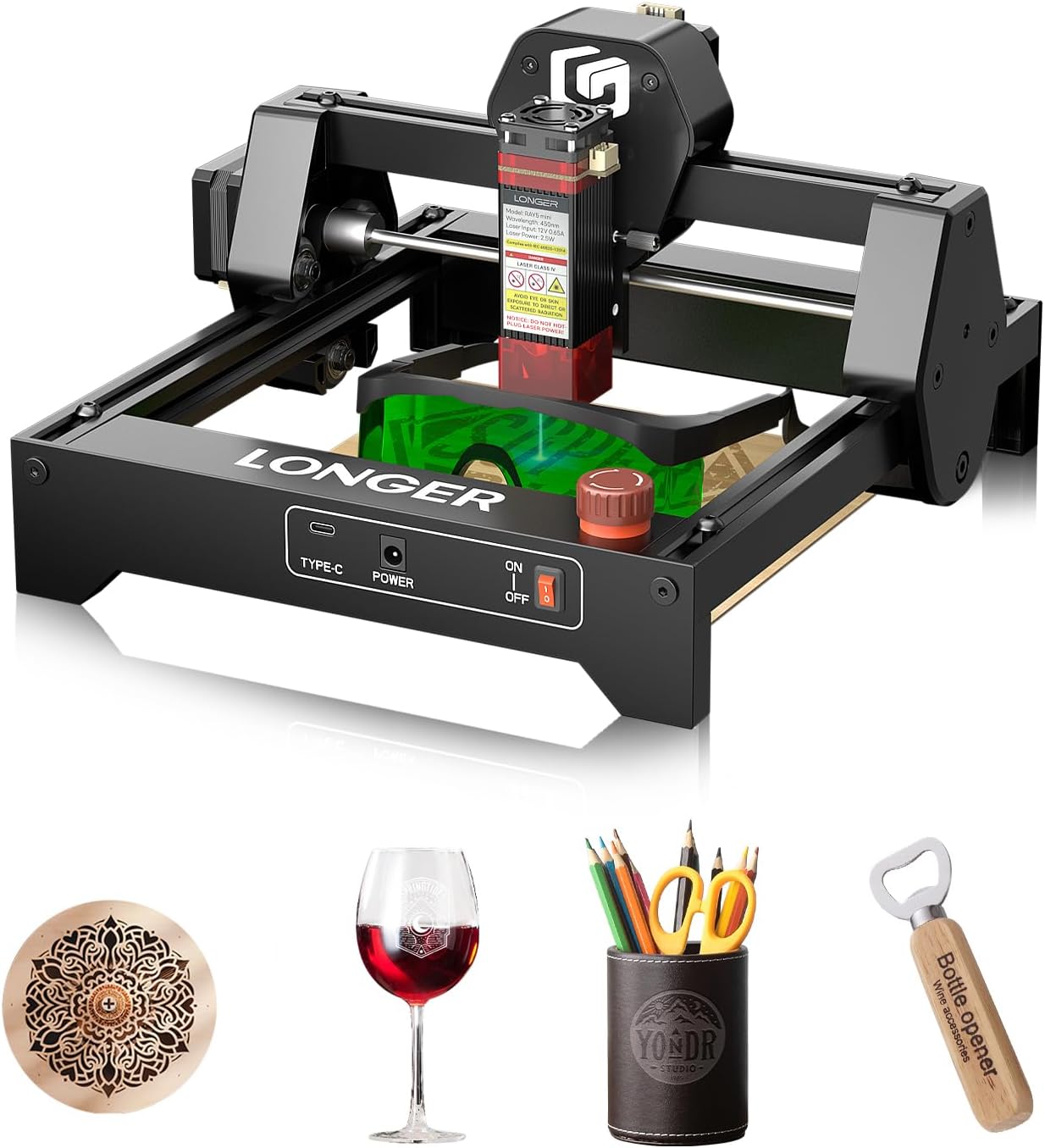 LONGER Ray5 mini Laser Engraver,...