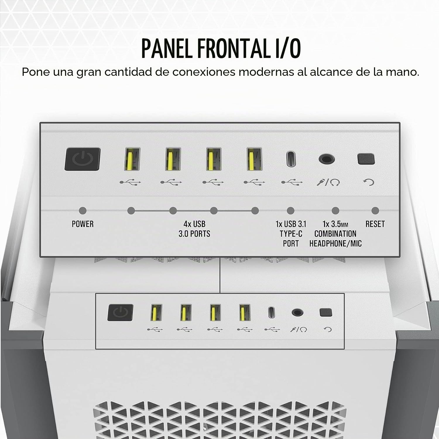 Corsair Pc 7000d Airflow GlasS-White (cC-9011219-Ww)