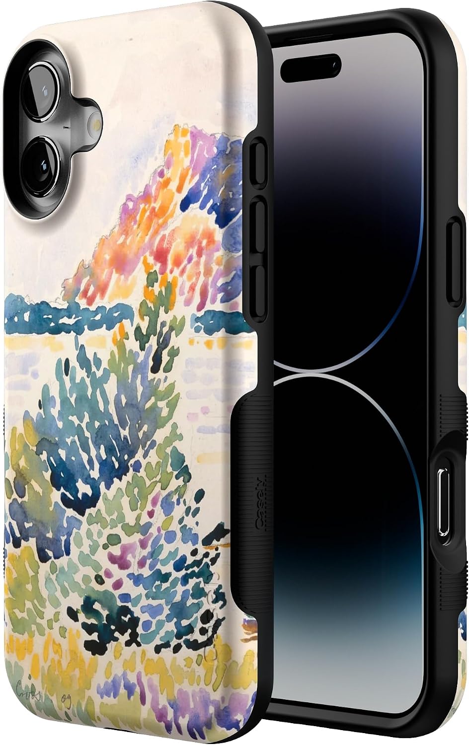Casely iPhone 16 Plus Case | Calm Waters | The Met Museum | Bold Protective Design | Compatible with MagSafe