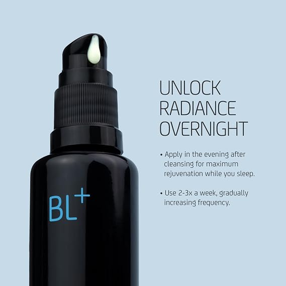 Blue Lagoon Skin Science - BL+ Retinol Cream 0.3% Facial Moisturizer | Sustainable, Bioactive Luxury Skincare (1 oz | 30 ml)