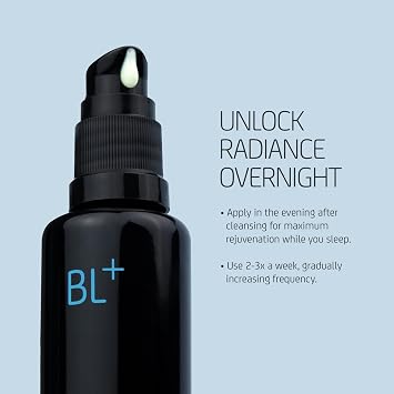 Blue Lagoon Skin Science - BL+ Retinol Cream 0.3% Facial Moisturizer | Sustainable, Bioactive Luxury Skincare (1 oz | 30 ml)