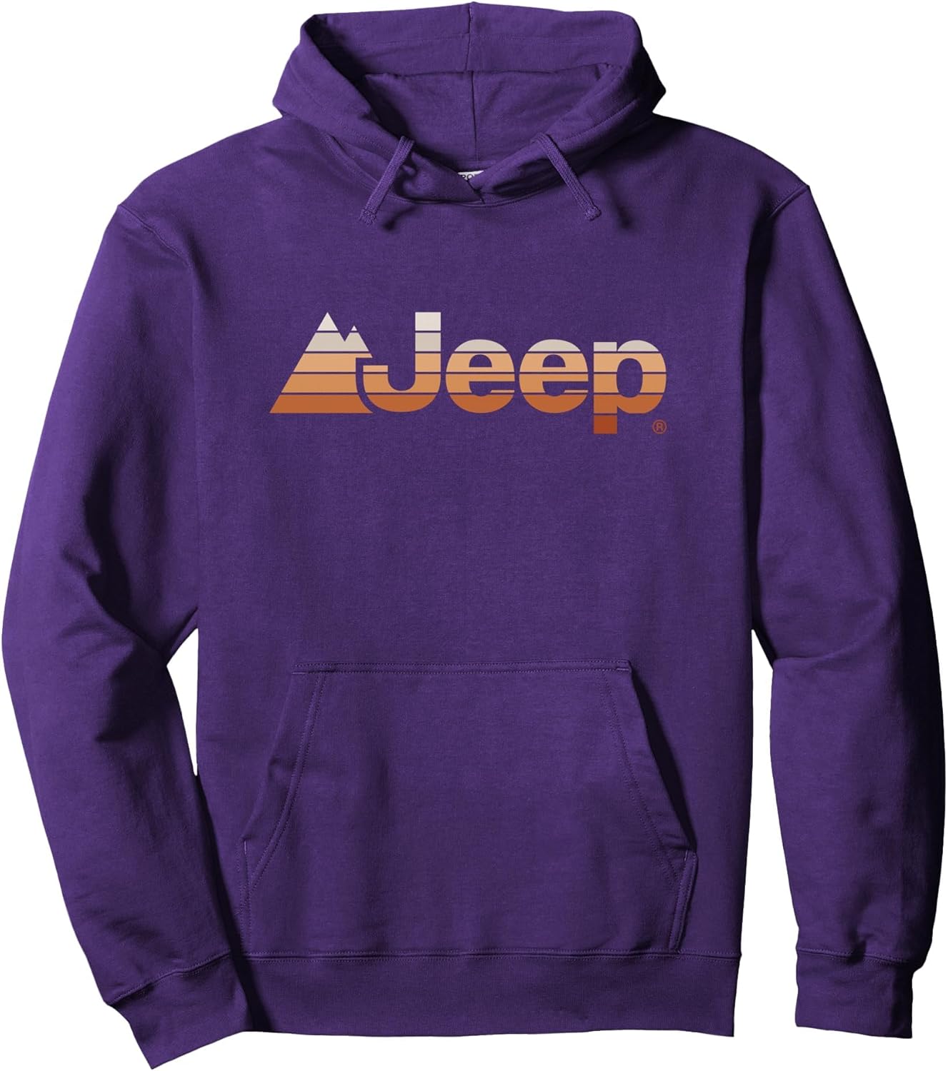 Jeep Iconic Sunset Logo - Officially Licensed Pullover Hoodie