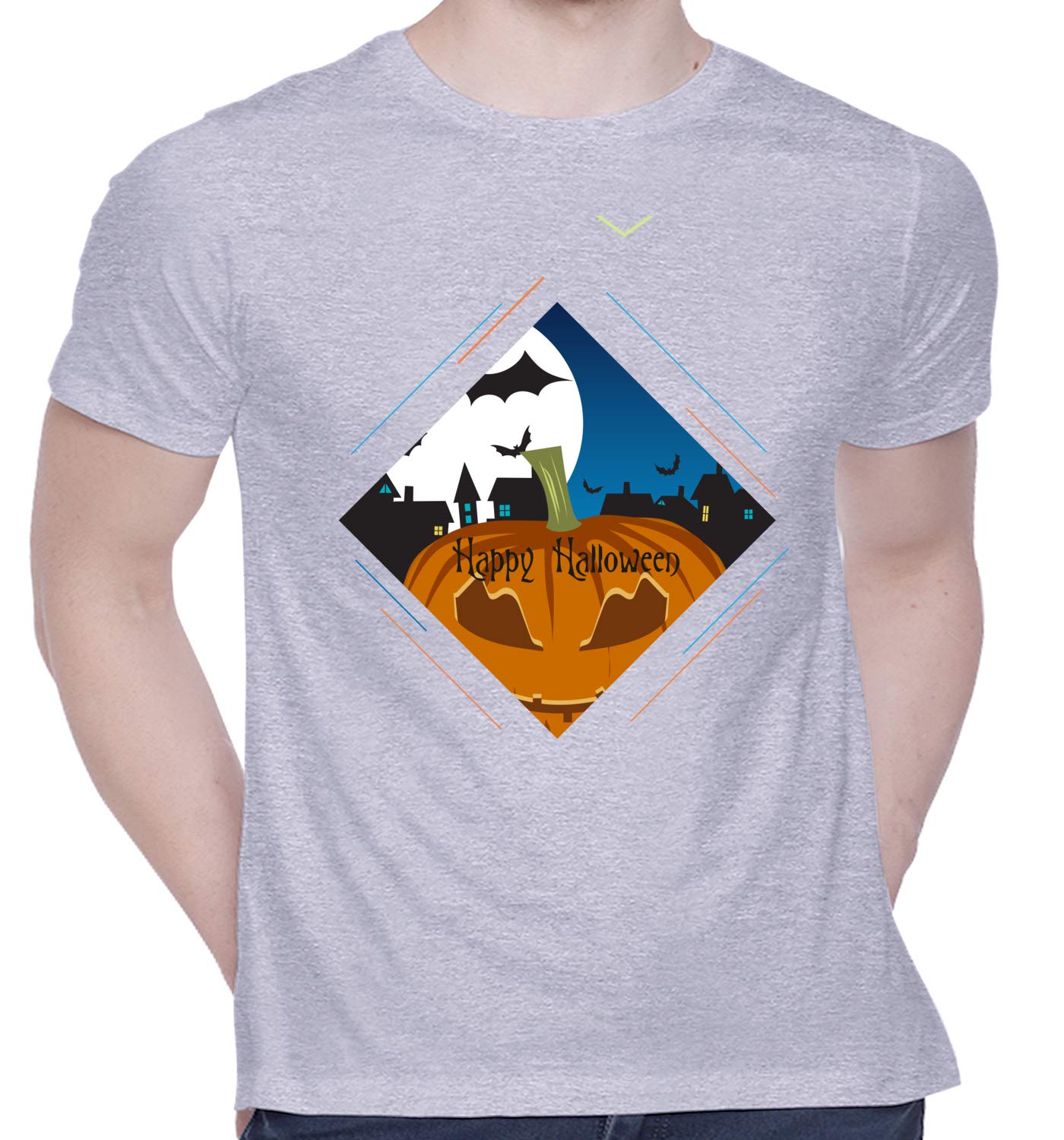 CreativiTHappy Halloween Printed T-shirt