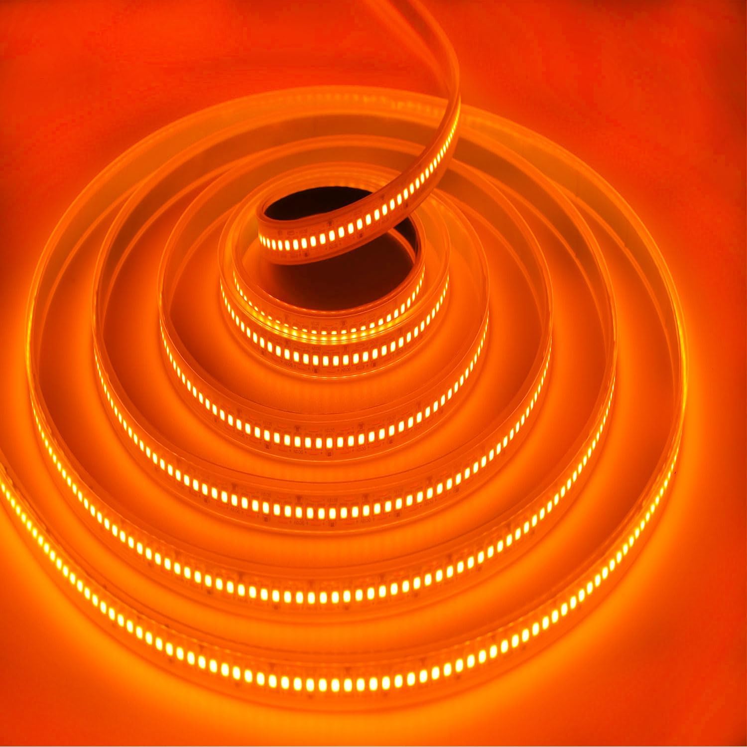LED Strip Lights, DC12V 5m/16.4ft Dimmable 2835 LED Lights Strip, Super Bright 1200 LEDs 24000LM LED Ribbon Strip Lights Tube Waterproof IP67, 2 Times Brightness Than SMD 5050（Orange）