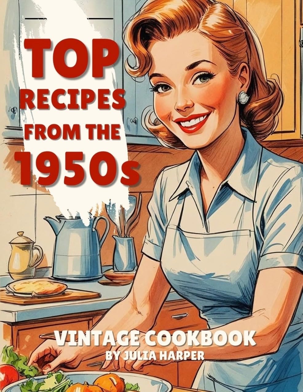 Top Recipes From The 1950s: Vintage Cookbook: Classic Recipes, Retro Cocktails, and Nostalgic Desserts – Includes Writing Space for Your Own Family Favorites (Cookbooks)      [Print Replica] Kindle Edition