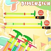 Vista 4 de Honoson 18 pistolas de agua de crayón para juego de fiesta de piscina (16 x 1.2 x 2.8 pulgadas)