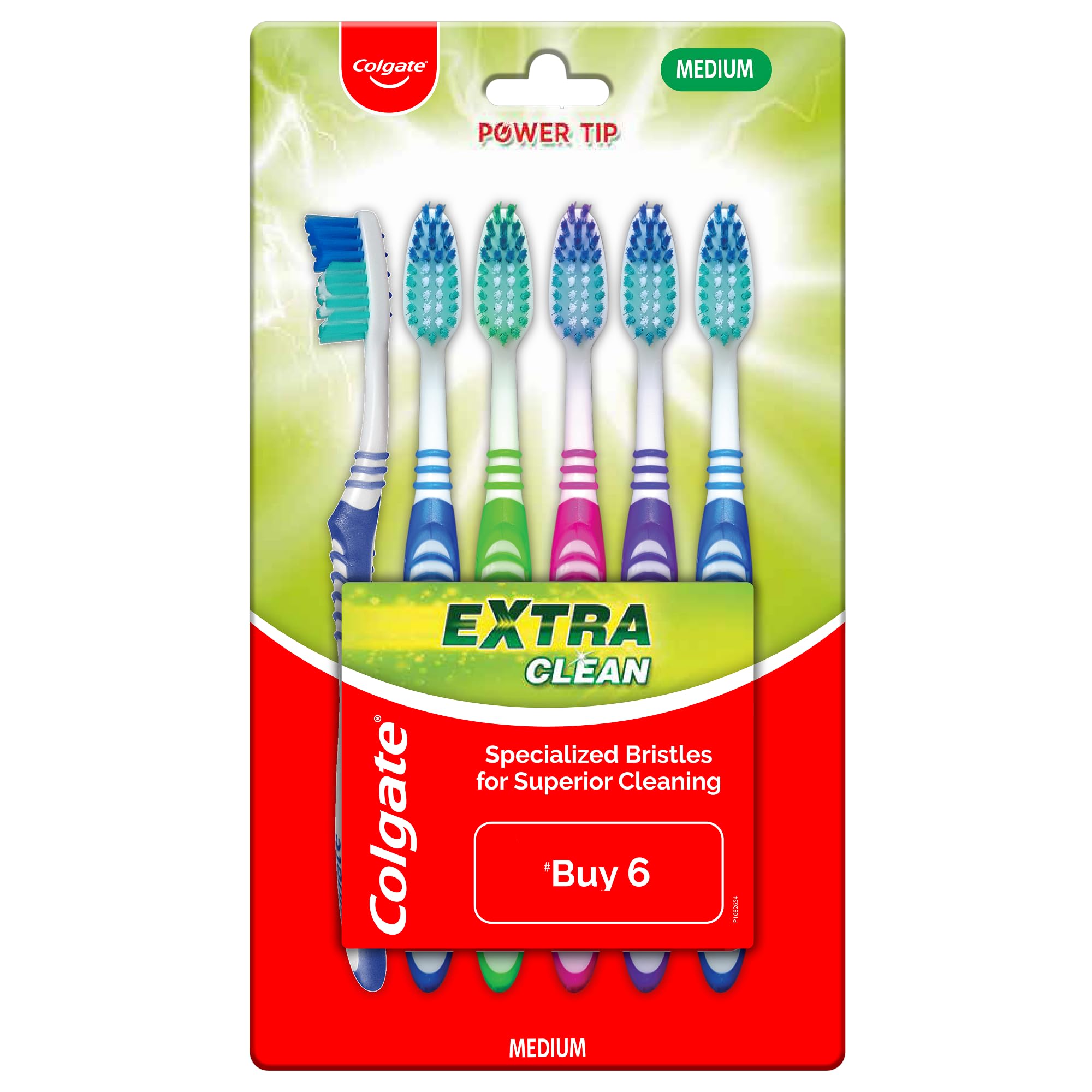Extra Clean Toothbrush - Medium (Pack of 6)
