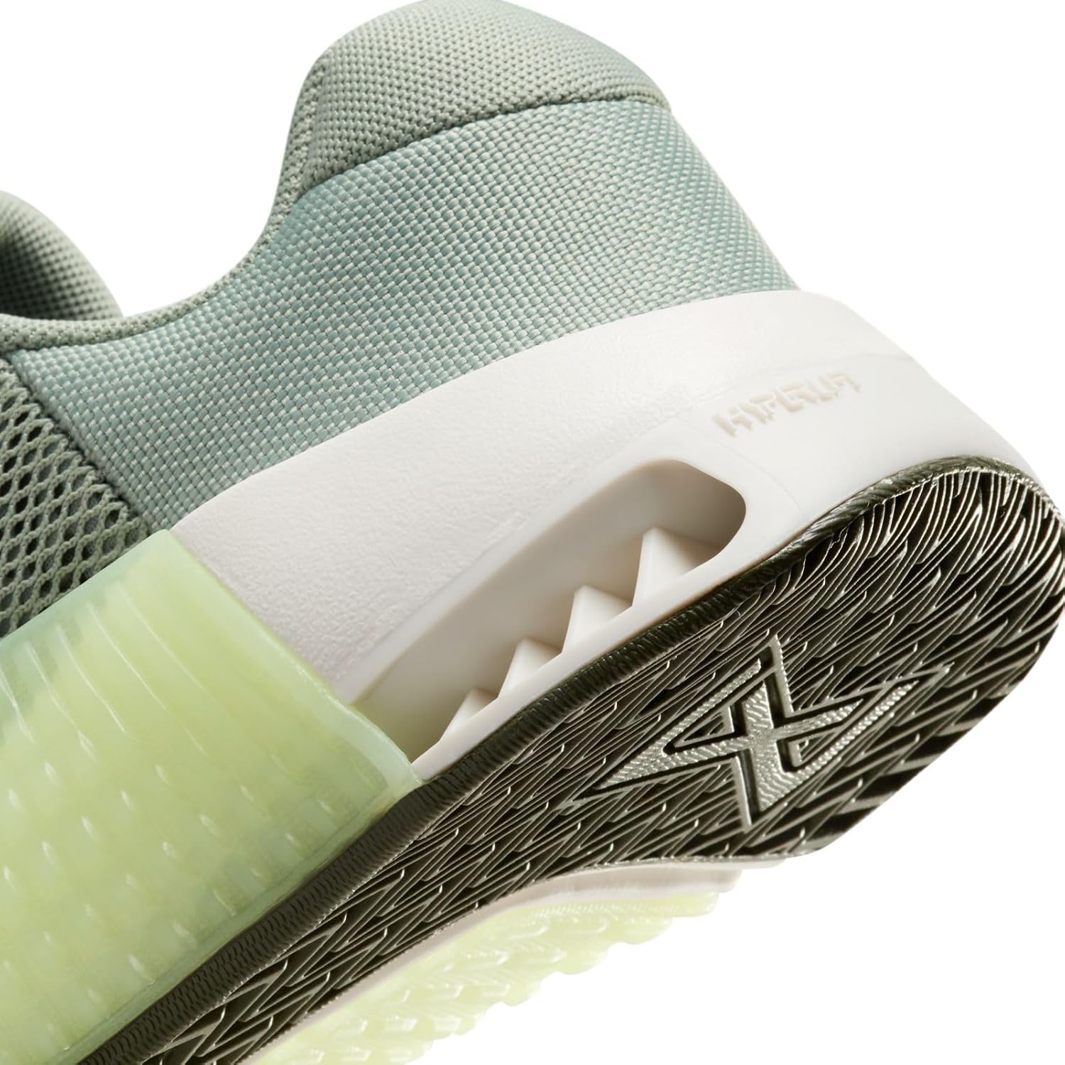 Nike Metcon 9 Premium Womens Workout Shoes (FN4931-700, Barely Volt/Olive Aura/Cargo Khaki/Barely Volt) Size 6