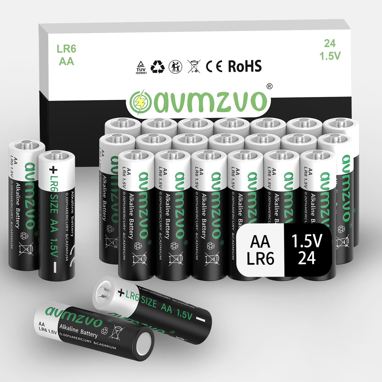 AAA LR03 Batteries 120 Pack 1.5V Alkaline Batteries Long Lasting Powerful Batteries Can Be Used for Toys, Alarms and Other Electronic Devices【10 Years Warranty】 — view 10