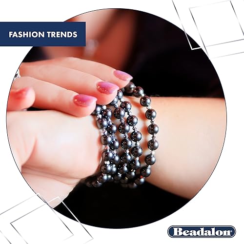 Miniatura 8 de Beadalon Remembrance - Alambre de memoria de acero inoxidable, redondo, collar, brillante, 8 onzas, aprox. 288 bobinas