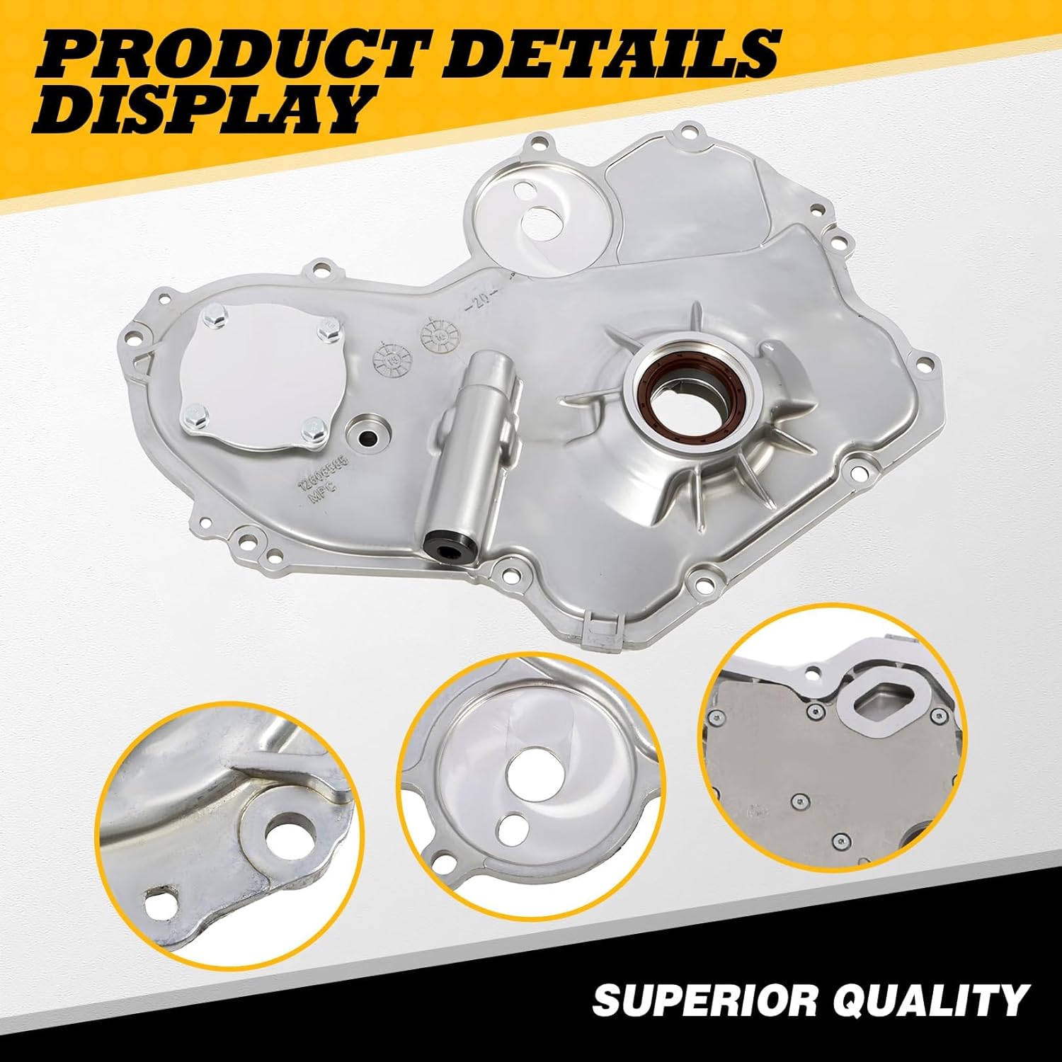 OP314 M349 Engine Oil Pump Timing Cover Compatible with Malibu Equinox Captiva Terrain 2000-2017 2.0L 2.4L L4 90537914