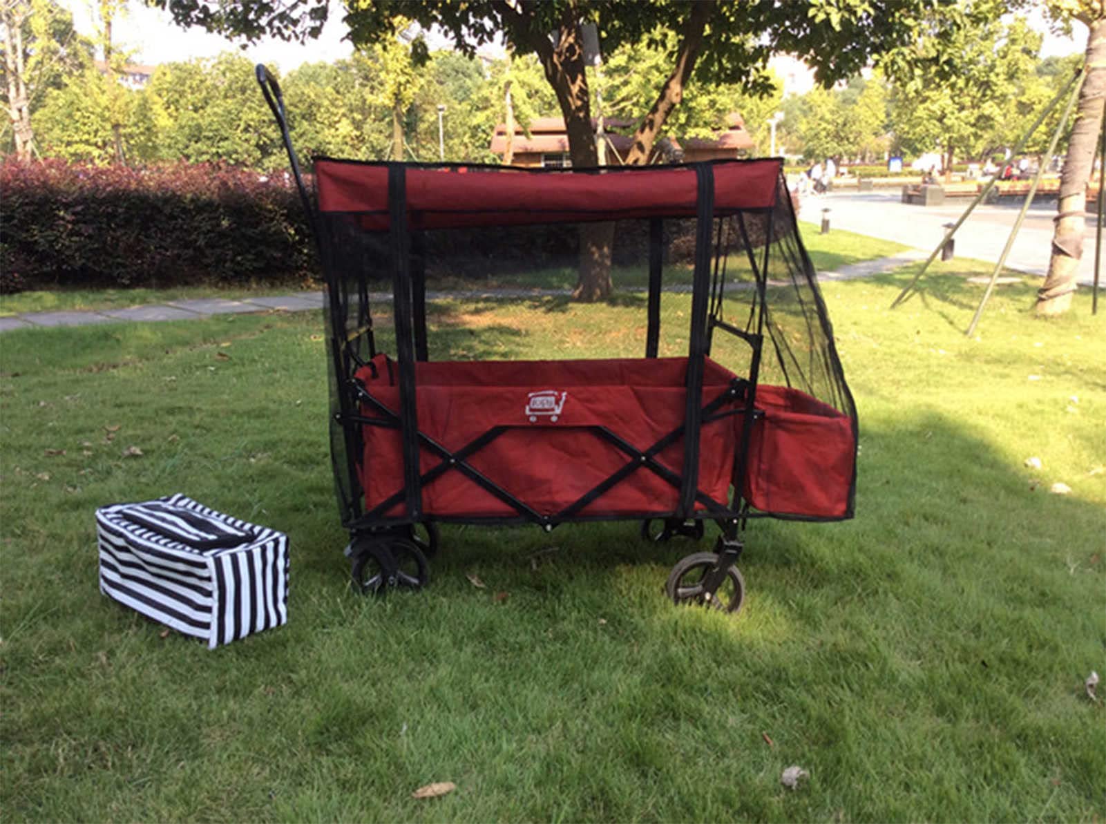 Moskitonetz-Abdeckung für Push-Pull-Wagons – unverzichtbares Trolley-Zubehör, um Insekten fernzuhalten