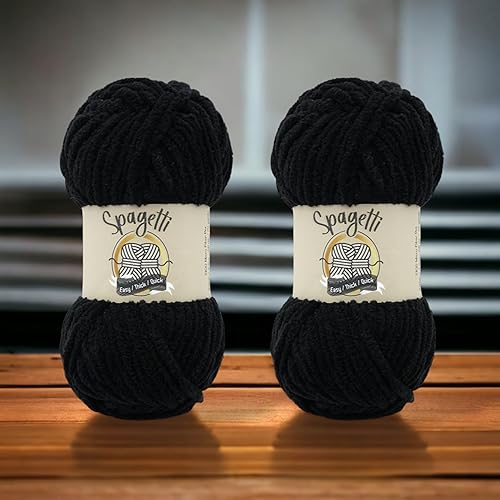 Miniatura 4 de Blanket - Hilo vintage para manta de bebé, paquete de 2 unidades de poliéster de 7 onzas, 6 súper voluminosos, 148 yardas, tejido, hilo grueso de