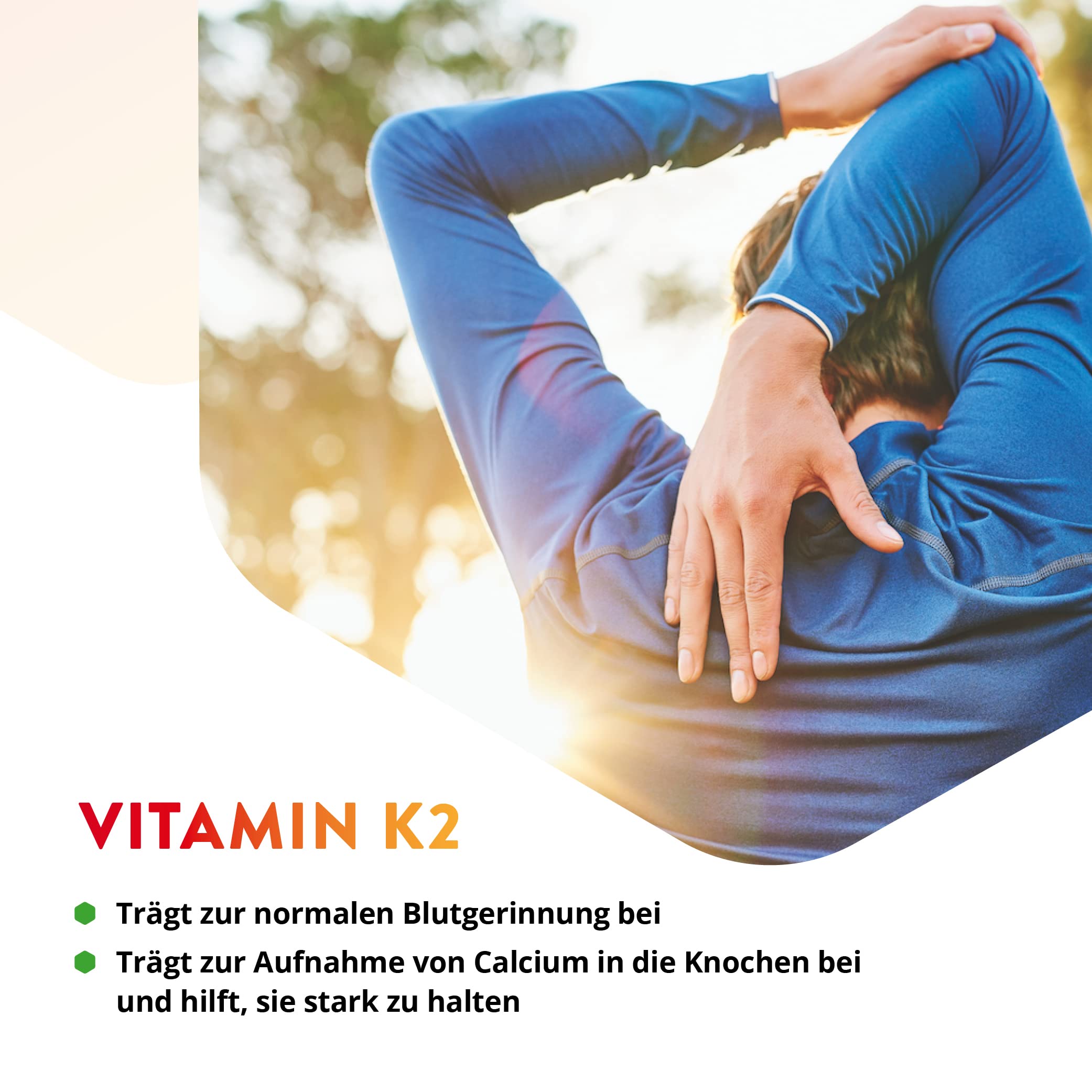 Vitals - Vitamin K2 180mcg, 60 Kapseln. K2 in der überlegenen Form von Menachinon-7 (MK-7). Enthält K2VitalDelta, das eine sehr hohe Stabilität aufweist.