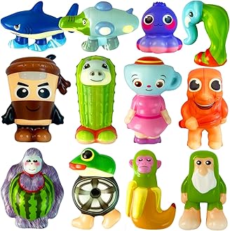 12Pcs Italian Brainrot Steal a Brainrot Toys Bulk for Kids,Tralalero Tralala Squishy Toys,Meme Shark Squishy Stress Relief Sensory Toys,Valentines Day Gifts Party Favors Classroom Exchange Prizes