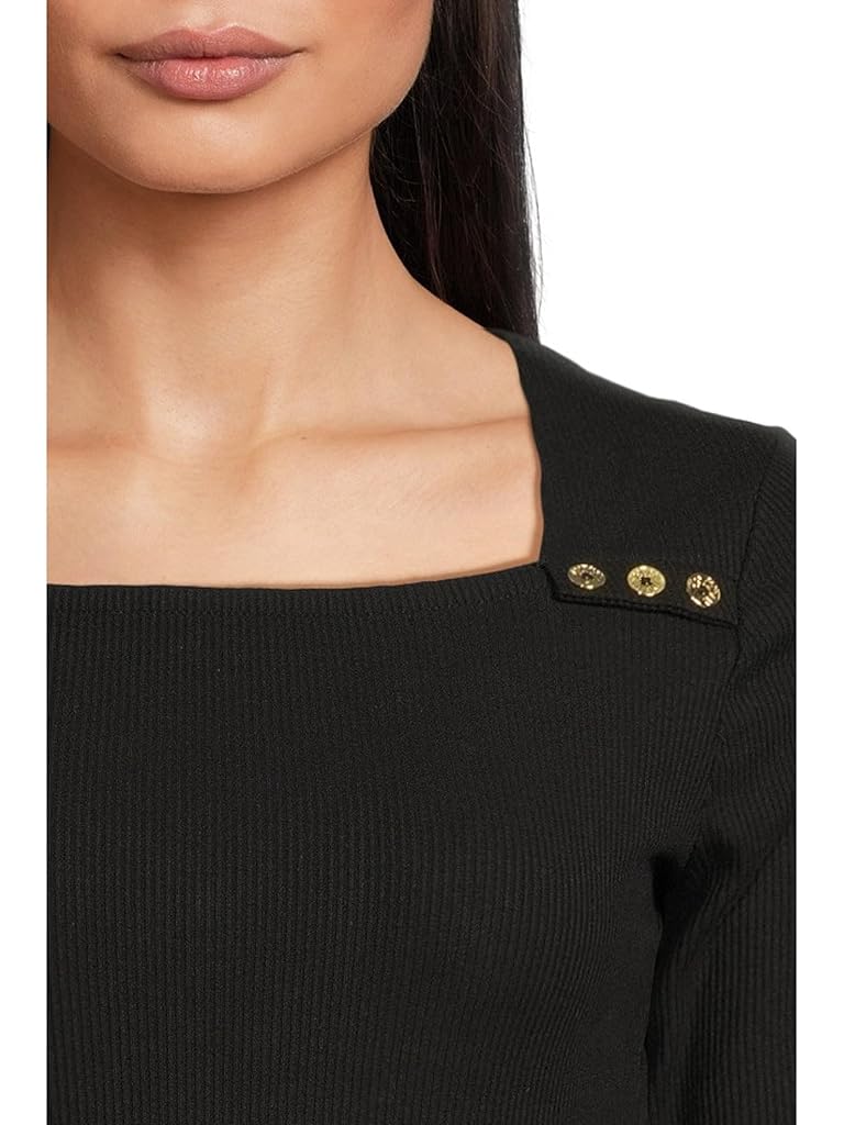 Black Lilly Pulitzer Beaty Long Sleeve Knit Top
