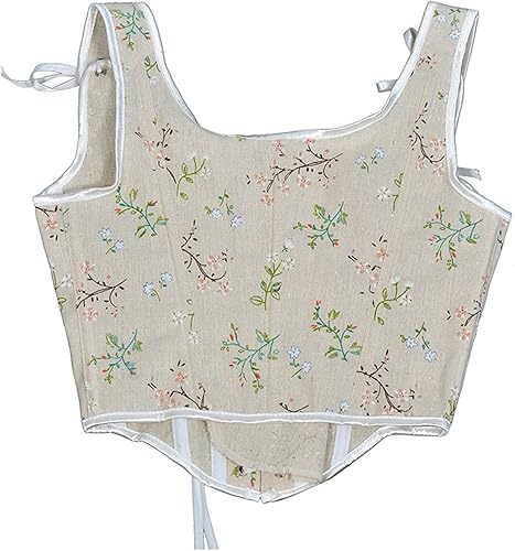 Miniatura 7 de Corsé con realce para mujer, estilo victoriano, cinturón steampunk, pirata, renacentista, corsé con correas