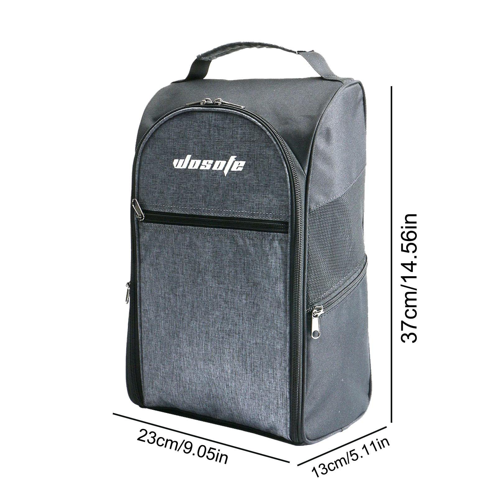 Sac à Chaussures de Golf - Golf Organizer Bag Ventilation Mesh | Sacs de Transport de Chaussures de Voyage de Sport, Double Poche extérieure pour Accessoires, pour Femmes et Hommes