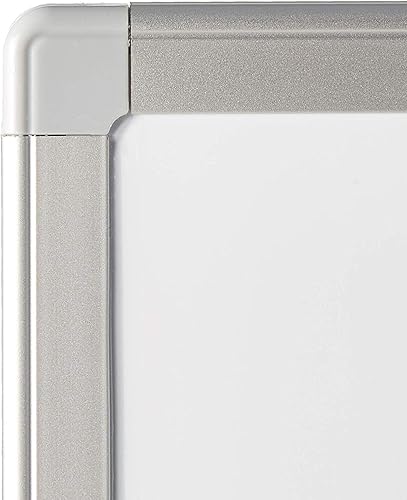 Miniatura 6 de Offex Pizarra blanca magnética de borrado en seco reversible de doble cara de 30 pulgadas de ancho x 40 pulgadas de alto, con marco de aluminio,