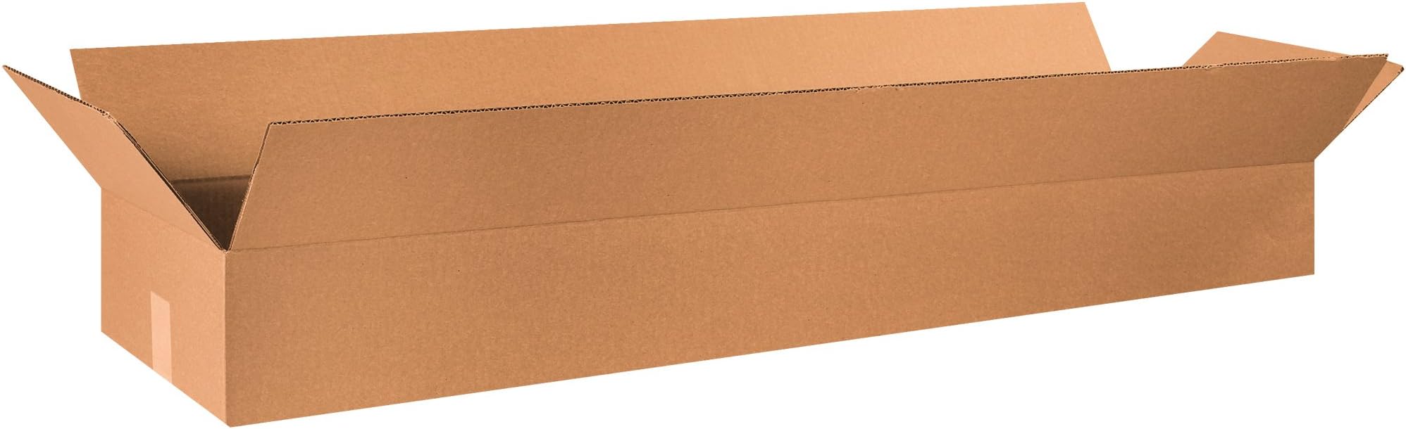 PARTNERS BRAND 48x12x6 Long Corrugated Boxes, Long, 48L x 12W x 6H, Pack of 20 | Shipping, Packaging, Moving, Storage Box for Home or Business, Strong Wholesale Bulk Boxes