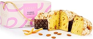 Italian Easter Cake, Classic Colomba di Pasqua, 17.64 Oz, Almond and Sugar Glaze- Naturally Leavened, Cake Gift