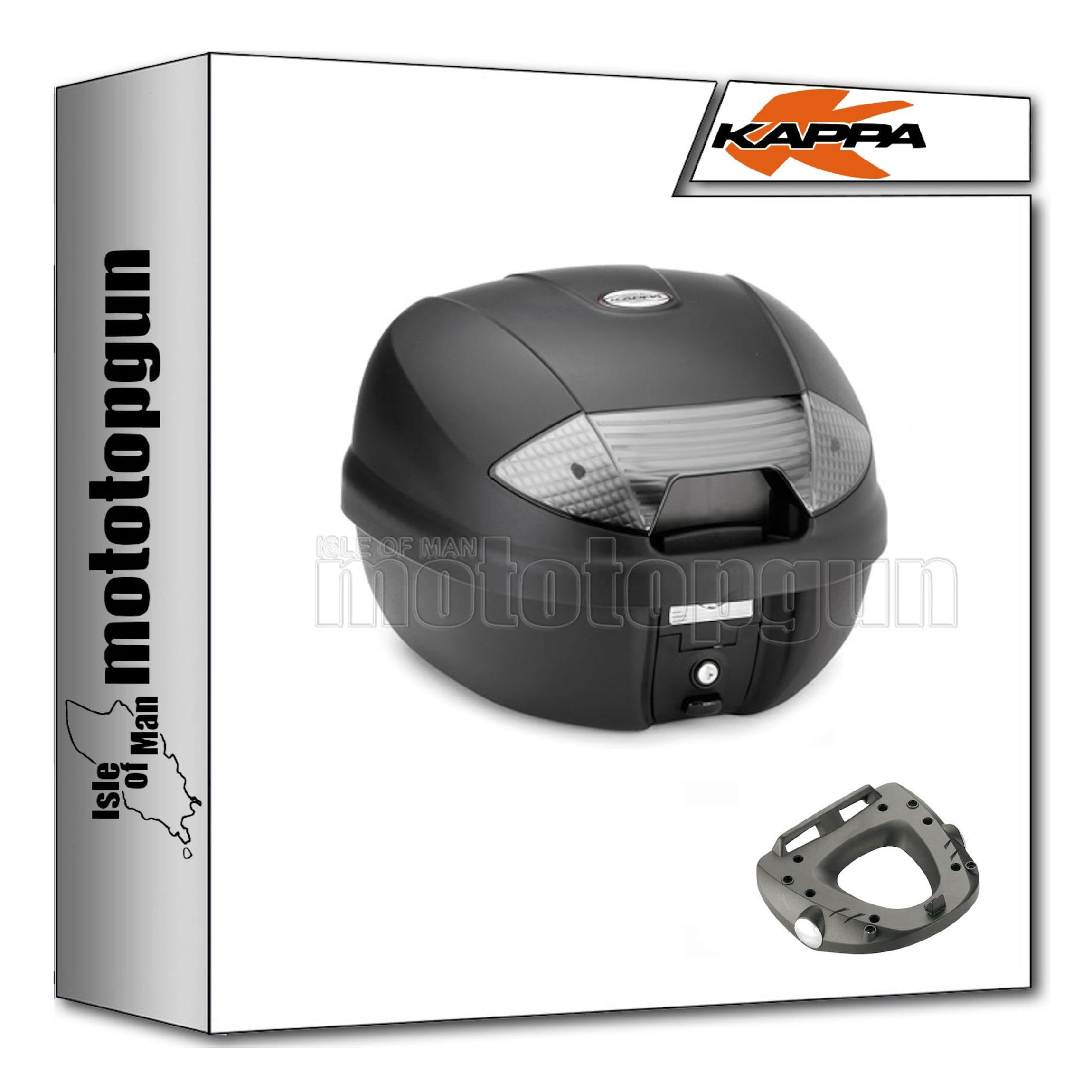 kappa k30nt + kr9430 + km5m bauletto k30nt + attacco tech compatibile con ktm 890 adventure 2021 2022 mototopgun