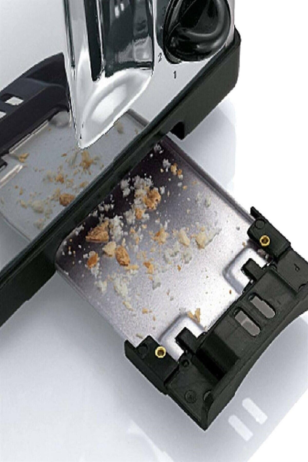 WMF Stelio - Tostadora, 980 W, Acero Inoxidable, 2 Ranuras, Cromargan Acero Inoxidable 18/10, Gris/Negro
