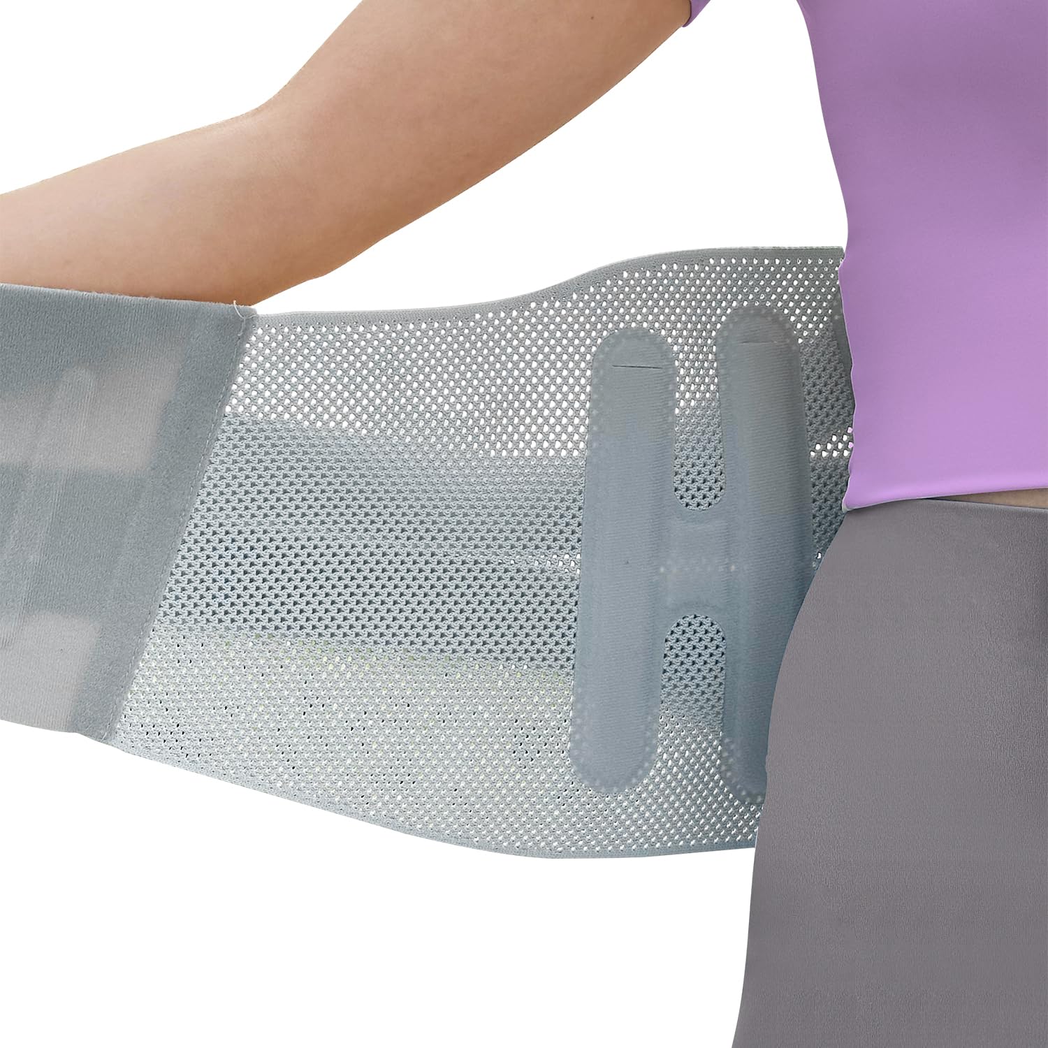 Advanced Back Brace for Lower Back Pain Relief, Fully Adjustable, Breathable and Comfortable Back Sopport Belt for Herniated Disc, Sciatica, Long Torso Lumbar Support Belt for Men and Women Office, Work and Exercise