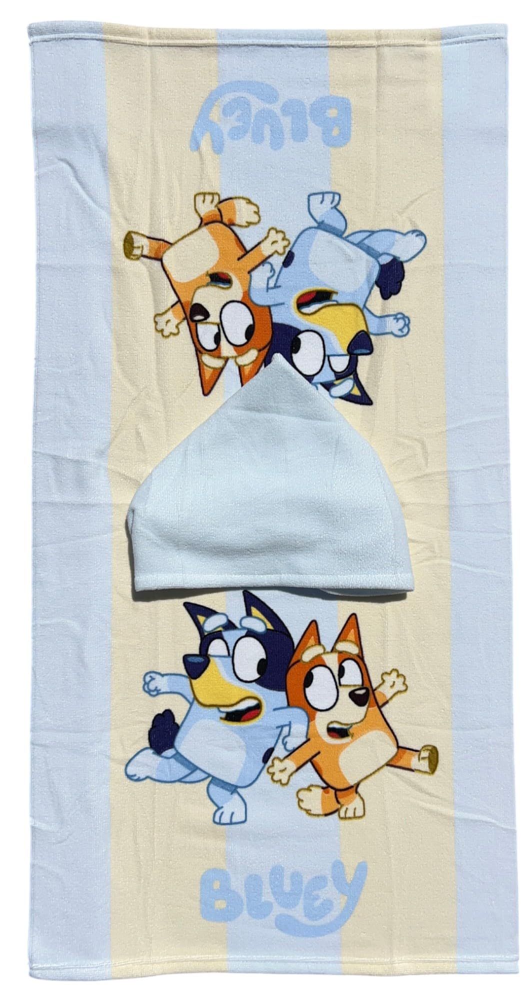 Poncho de baño infantil de microfibra de poliéster 50 x 100 cm