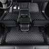 Fit Compatible with Tesla Model Y Floor Mats Floor Liner 2020-2025 Compatible with Tesla Model Y 5 Seater Car Mats All-Weather Front Backseat Row Mat (Black)