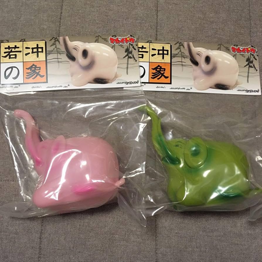 伊藤若冲の象 ソフビ 「中空工房」 若冲の象 | 中空工房 - ケンエレファント