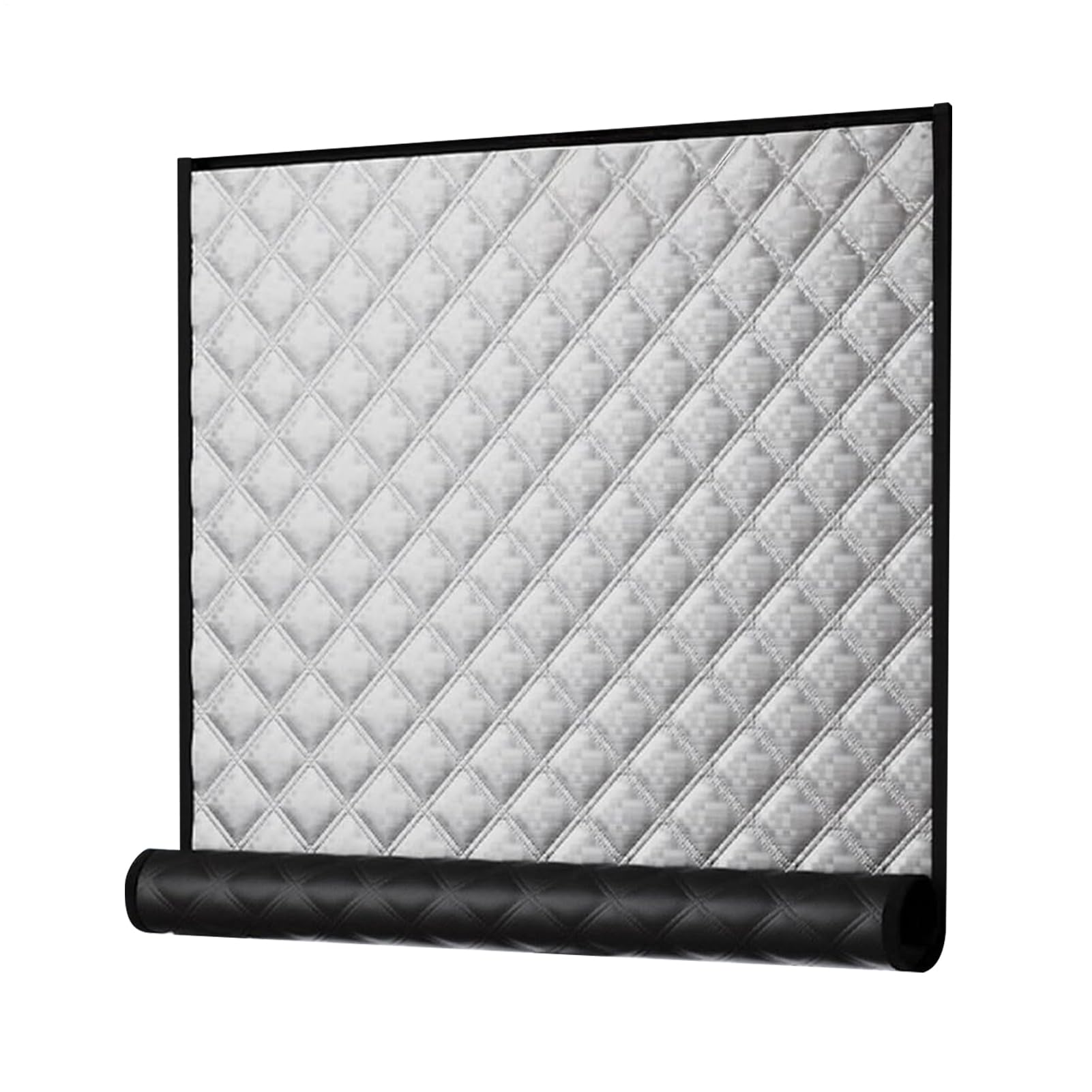 Housse de fenêtre isolante thermique en tissu Oxford occultant et enroulable pour la maison