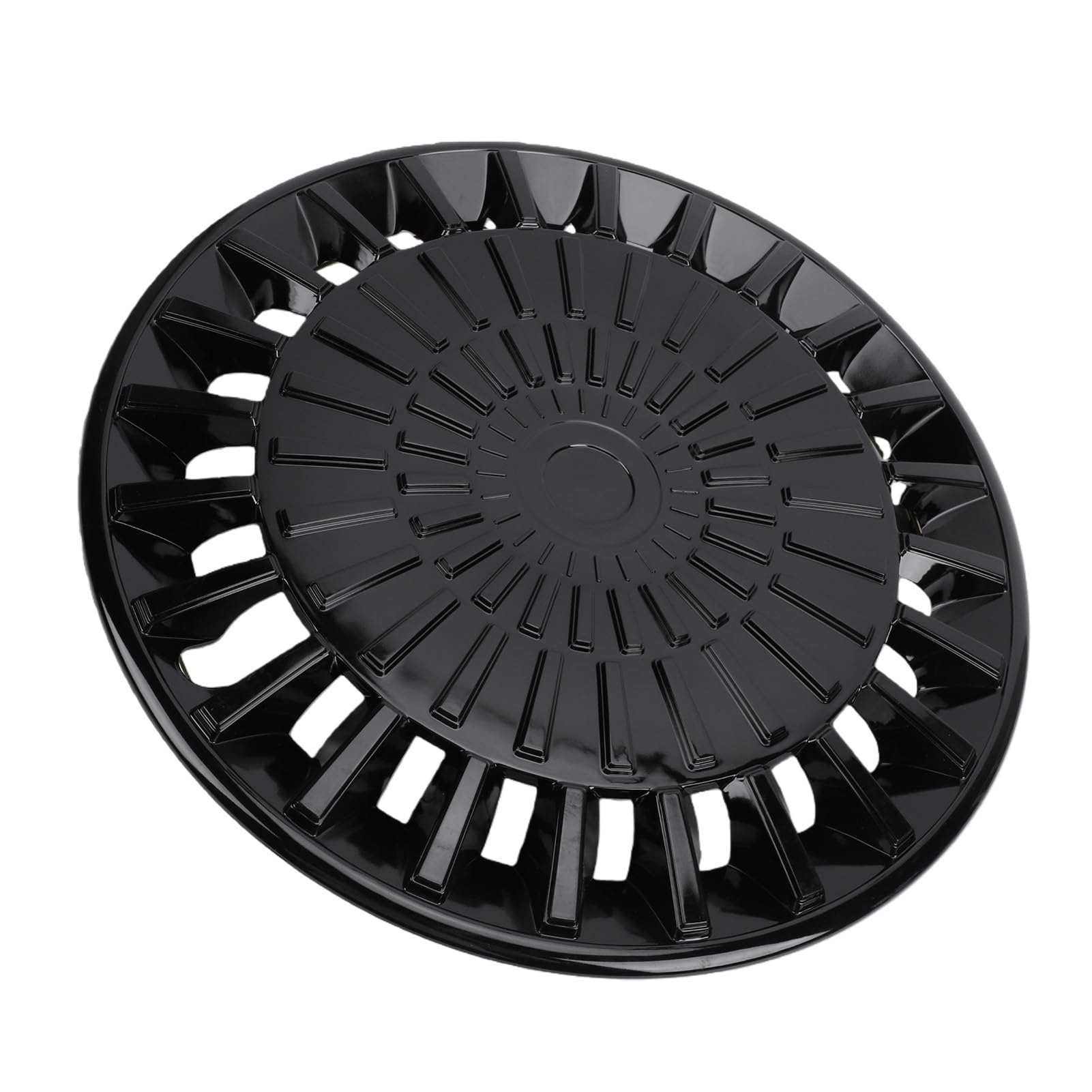 Aramox Piasta 500, Akcesoria do Osłon kół z ABS, 15-calowe Kołpaki R15 do Felg Stalowych, Konstrukcja Zatrzaskowa Pasuje V40, 208 i Innych (BLACK)