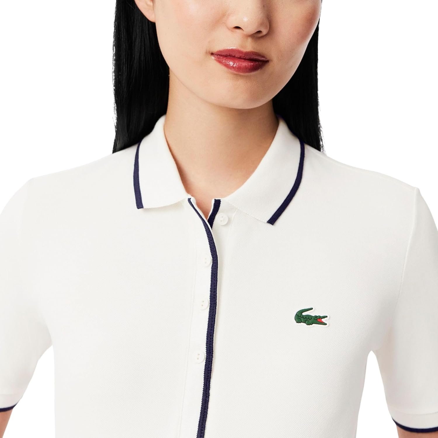 Lacoste Women's Regular Fit Tennis Heat Regulating Polo Shirt