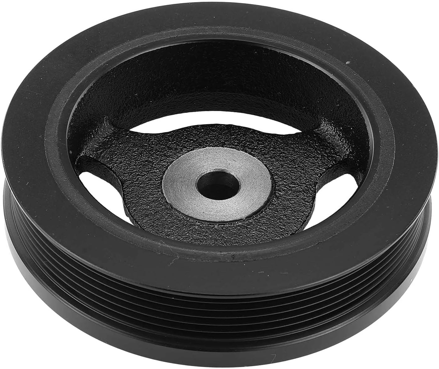 A-Premium Engine Harmonic Balancer Crankshaft Pulley Compatible with Ford Fiesta 2001 2003-2013, Fiesta Ikon 2002-2004 2011-2013, Courier 2003-2012, Ikon, Ka, DOHC L4 1.6L, Replace# MXS6E6312BA