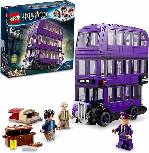 LEGO 75957 Harry Potter Knight Bus Toy, Triple-decker Collectable
