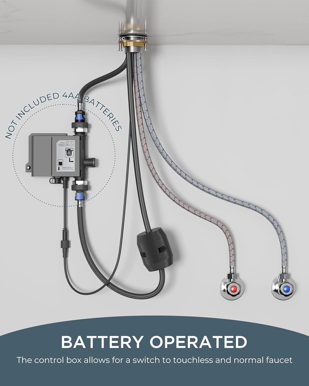 FORIOUS Touchless Kitchen Faucet Black, Smart Motion Sensor Spring Sink Faucet with Pull Down Sprayer Commercial Contemporary Hands-Free for Pot Filler, Farmhouse Camper Laundry Camper - Image 5