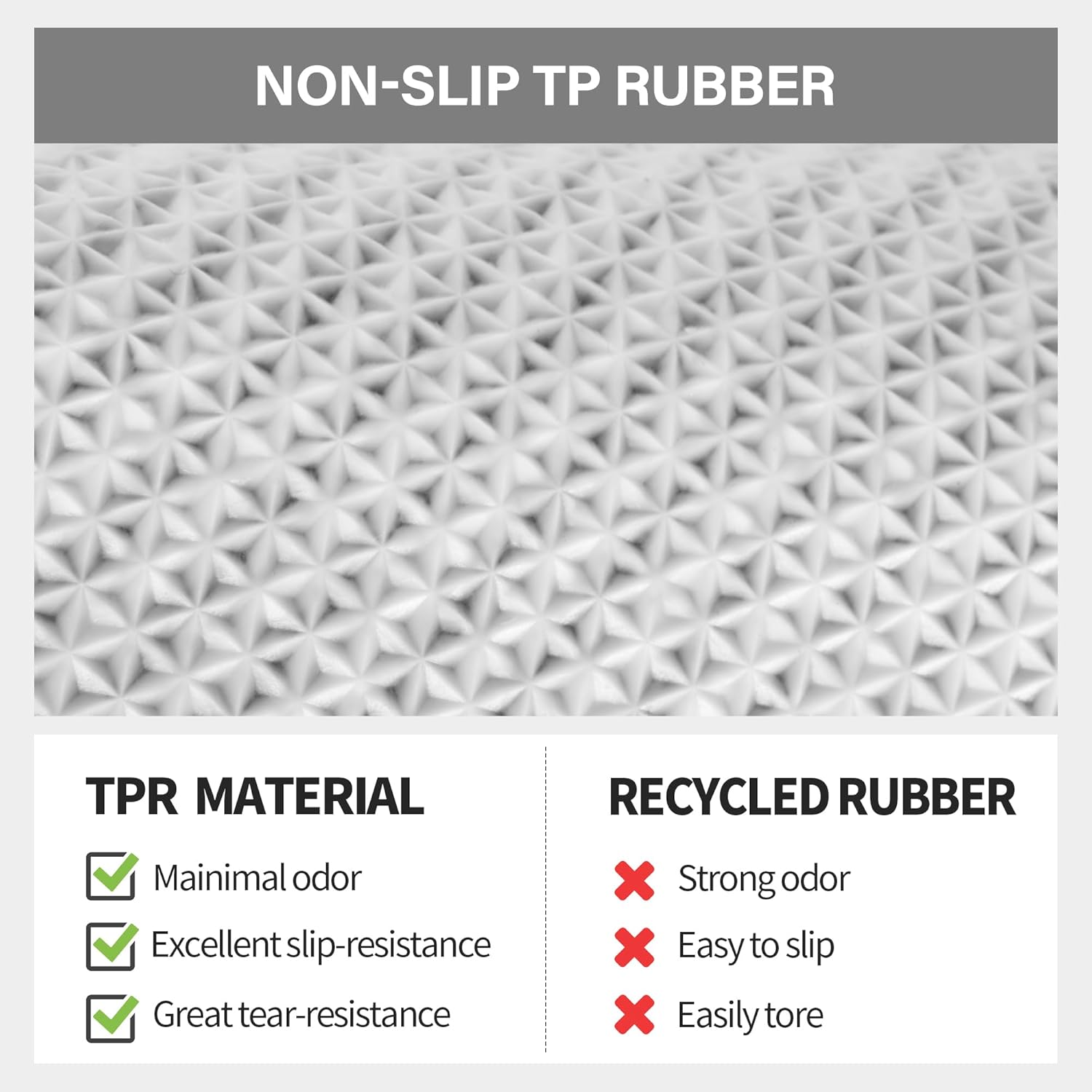 GRANNY SAYS Kitchen Mats for Floor Resist Dirt Kitchen Rugs Non Slip Washable, Large Rug Runner for Sink Laundry Thick Durable Polypropylene Comfort Standing, 59" x 19.7", Light Brown