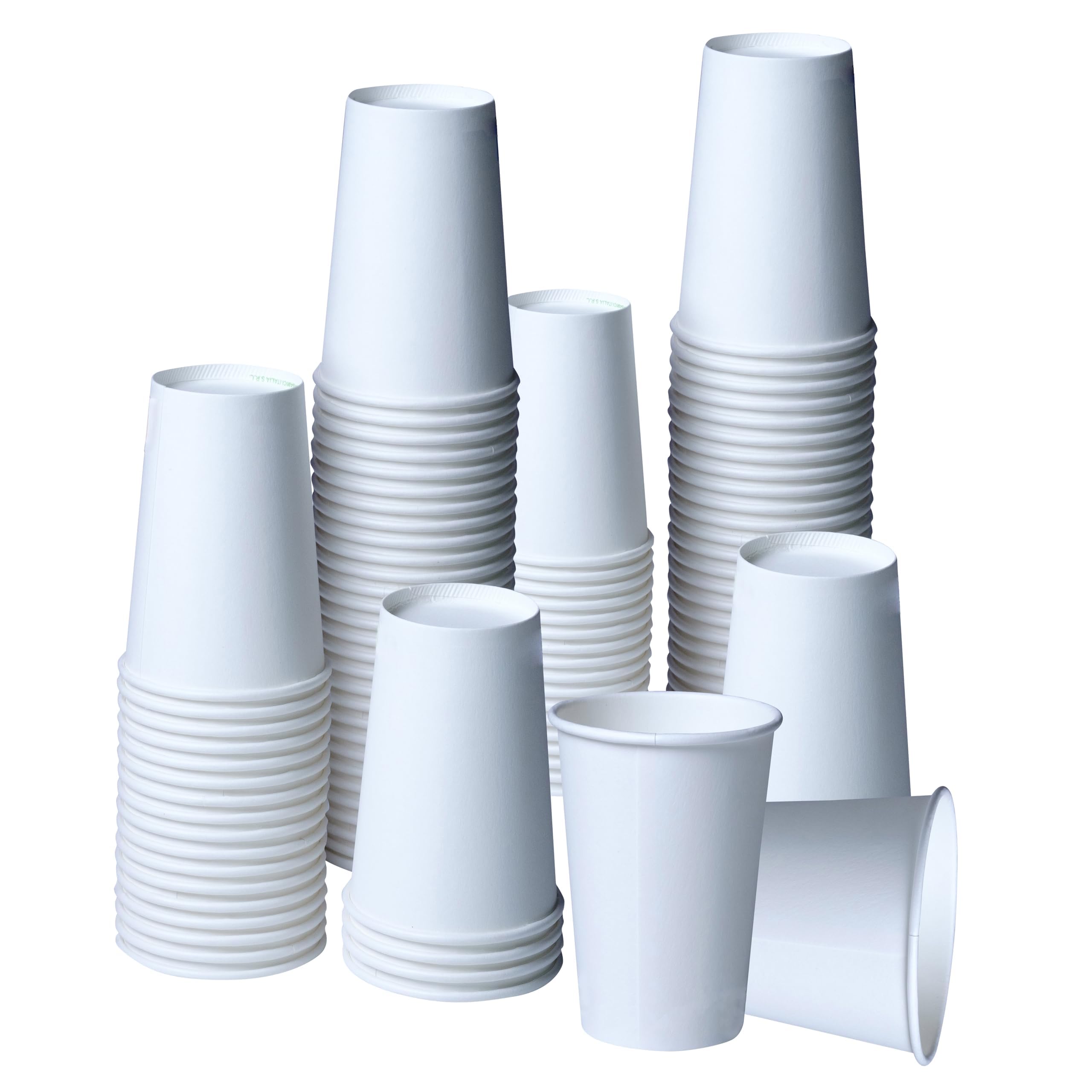 DETERMONDO Bicchieri Carta Bianchi Monouso Grandi 360 ml Usa e Getta, Biodegradabili, Termici Ideali Per Acqua, Caffè, Cappuccino, Tisane e Bevande Calde Compostabili e Riciclabili 1000 pz