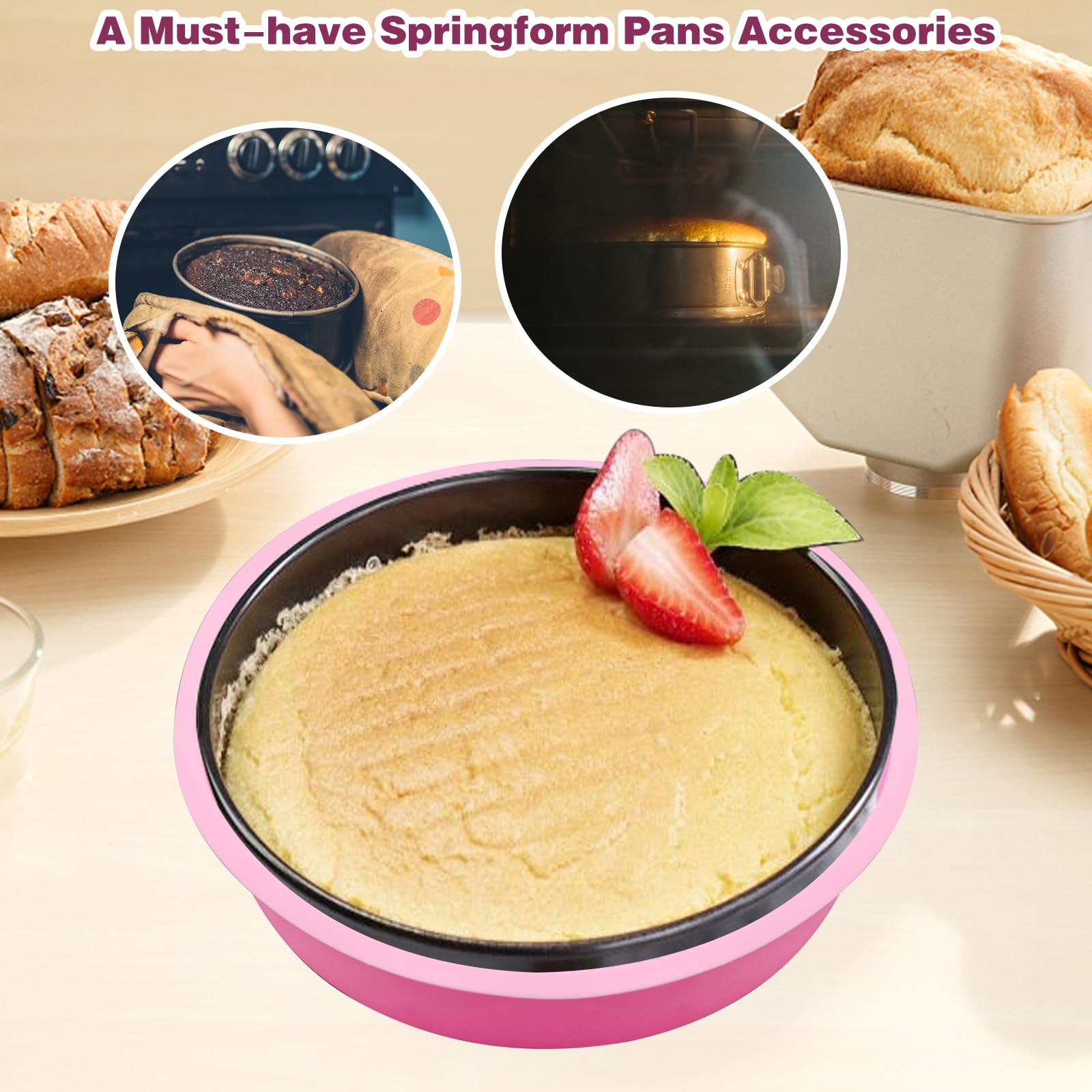 Springform Pan Liners Springform Pan Silicone Mat Aazon.co: Silicone Baking At For Springfor ...