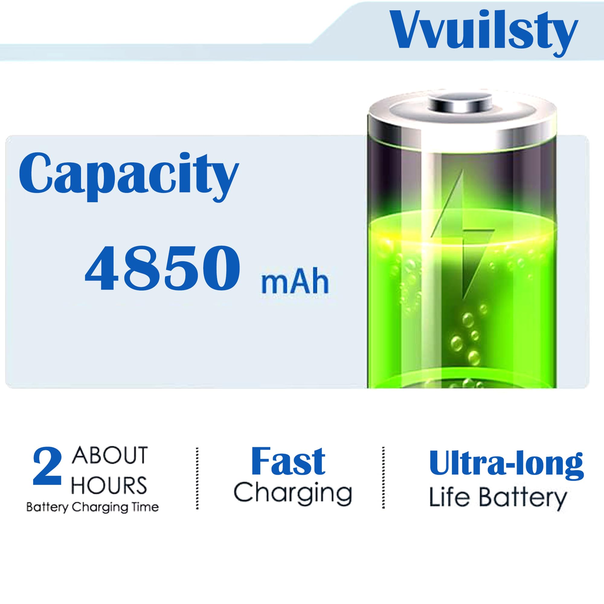 Vvuilsty ST33 58-000313 Replacement Battery for HD 8(10th Generation) K72LL4 2020 Release,Rechargeable 0 Cycle Battery Compatible with HD 8(10th Generation) K72LL4-2020 Release with Repair Tool Kits