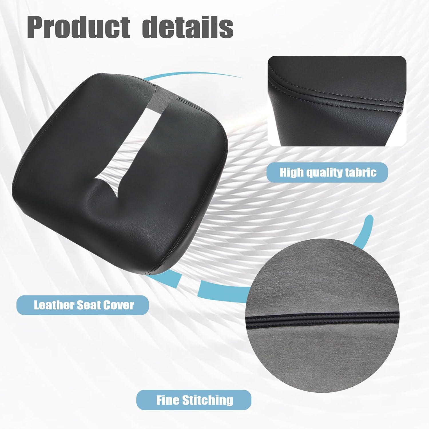 GXARTS Console Lid Armrest Cover Black Fit for Chevy Avalanche Suburban Tahoe Silverado GMC Yukon XL Sierra 2007 2008 2009 2010 2011 2012 2013 2014 Center Console Lid Replacement