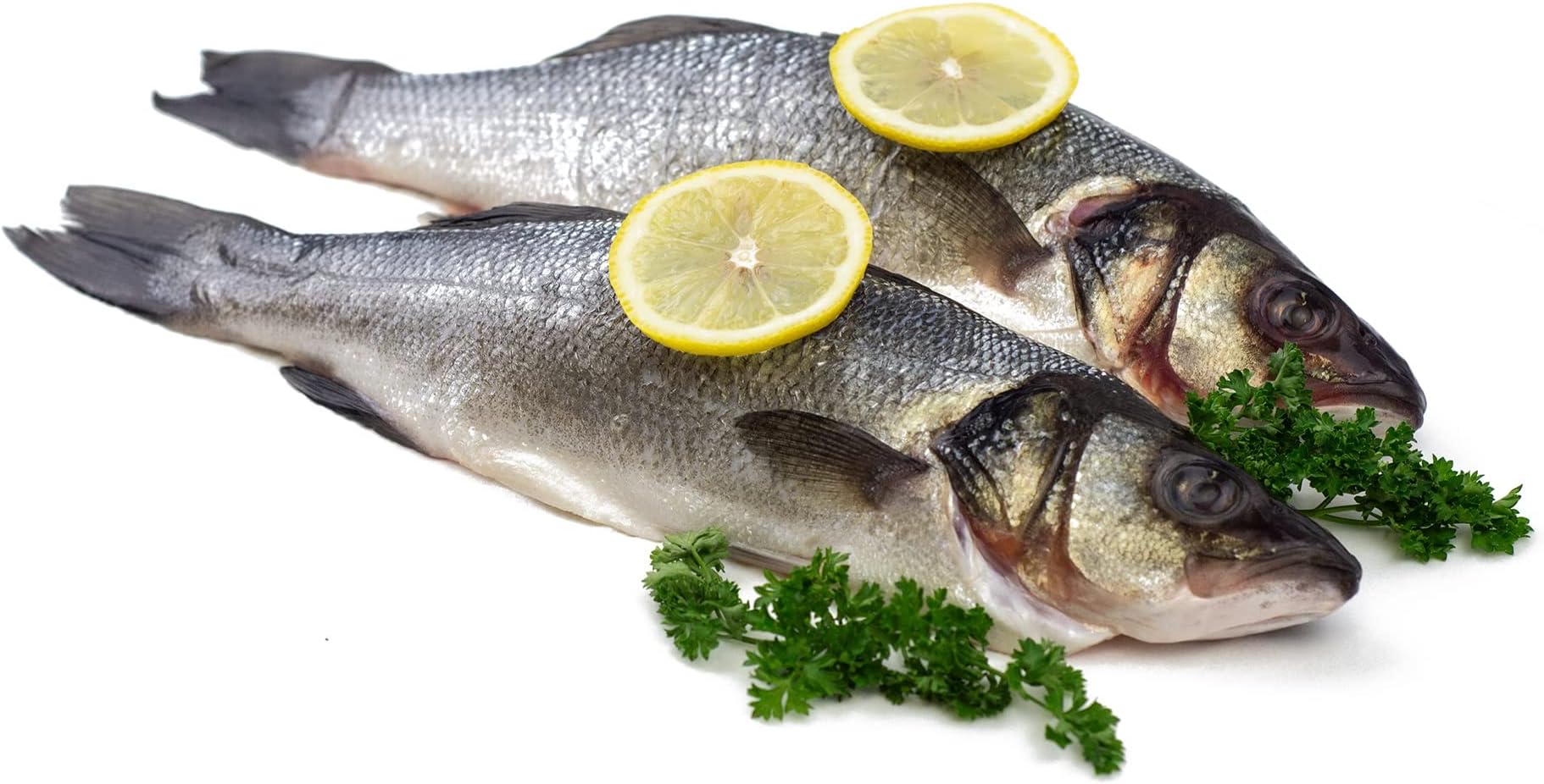 Landed Seafoods - Whole Sea Bass - Premium Quality - Responsibly Farmed At Sea - Scaled And Gutted - Twin Pack - 2 x 300g