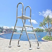 6 Sturdy Above Ground Pool Ladder Ideas for Safe Entry 13 Select A-Frame Heavy Duty 33
