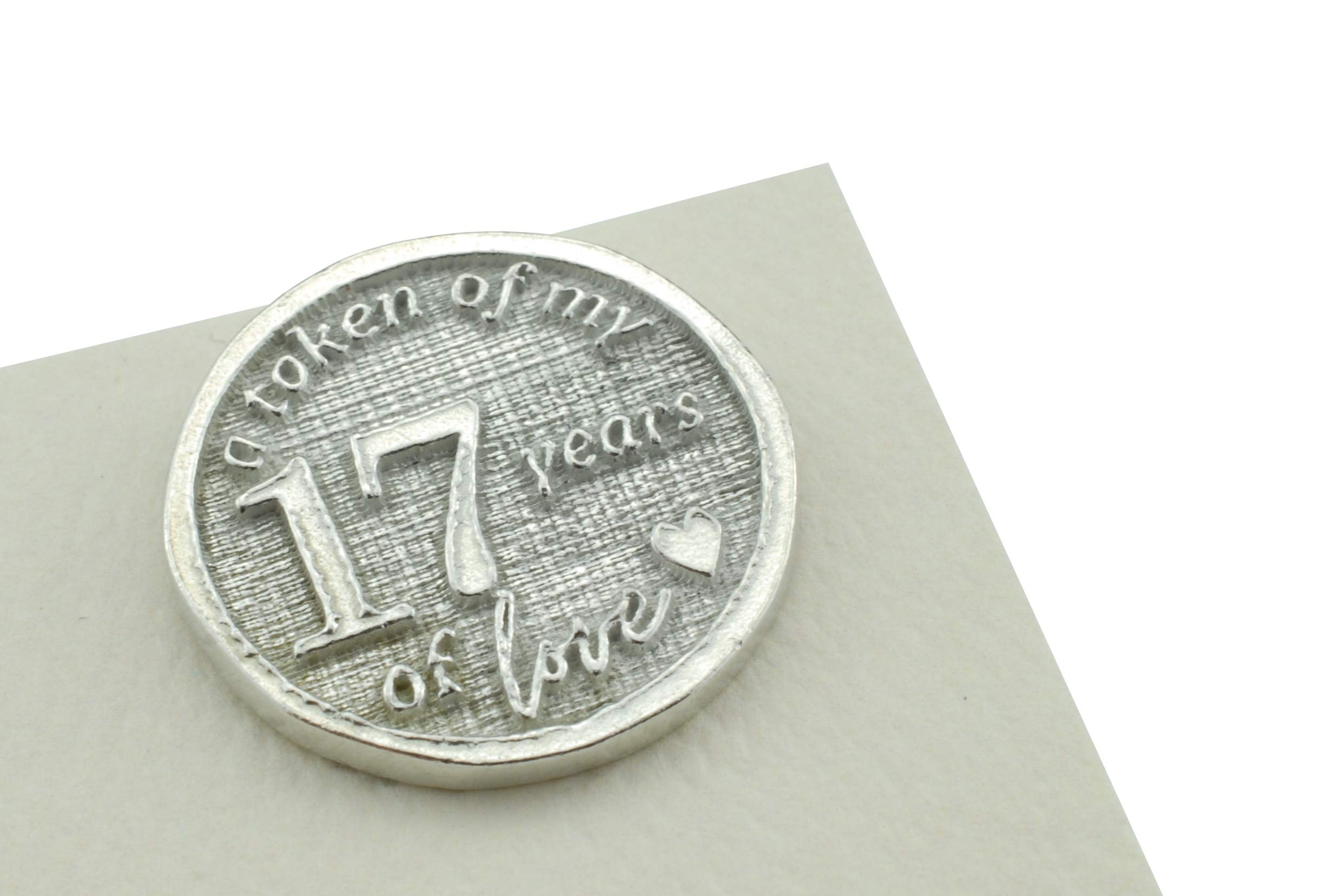 Geburtstagskarte Zum 18. Hochzeitstag Mit Bären-Motiv & Metall-Token | Inkl. Umschlag, 148 X 148 Mm – Süße Liebesbotschaft